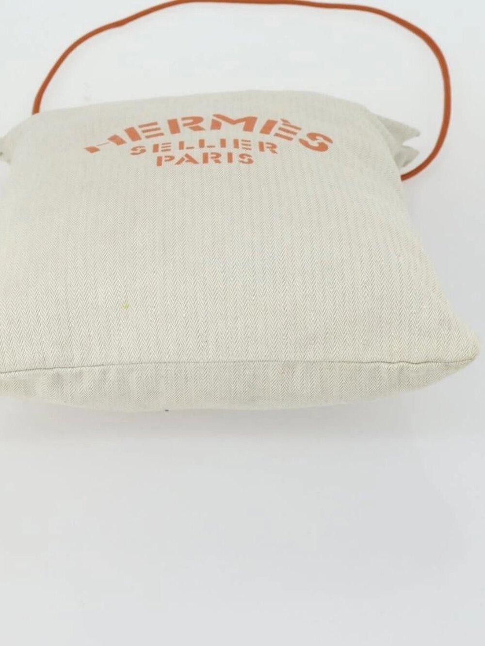 HERMES Aline PM Shoulder Bag Cotton Beige Gold Auth 161728 - Picture 7 of 16